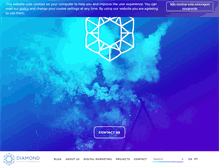 Tablet Screenshot of diamondbybold.com